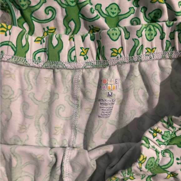 Green Roller Rabbit PJs - Picture 2 of 3